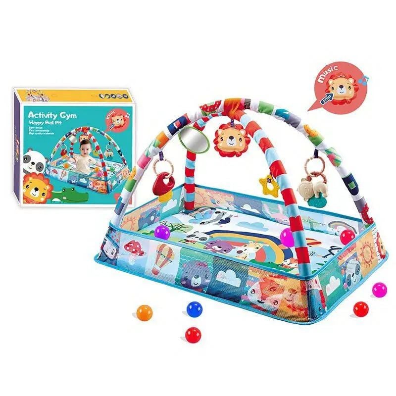 Multi-Function Baby Activity Gym Happy Ball Pit With Music KT (918-086)