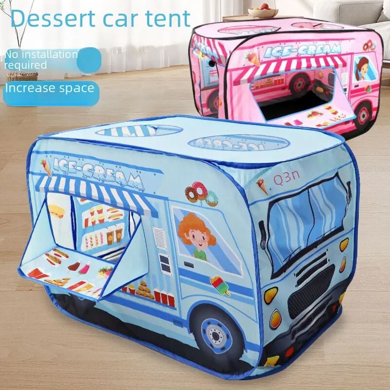 Children Pop-up Play Tent house Ice-cream Truck Quick Foldable (P20103)