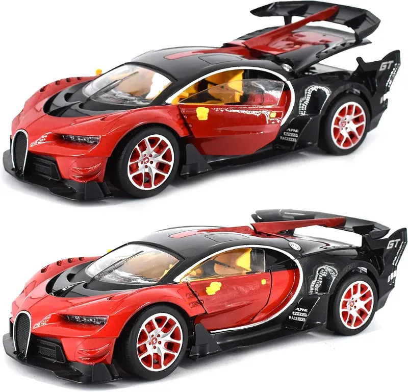High speed 1:14 scale Bugatti Remote Control car open all sides powerful battery (565-K31)