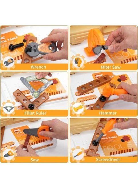 Kids Table Tool Bench Tool Playset (9024)