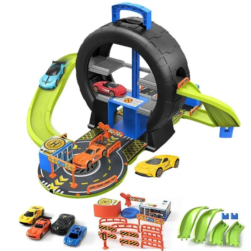 Car Garage Track playset Portable (LA-5024)