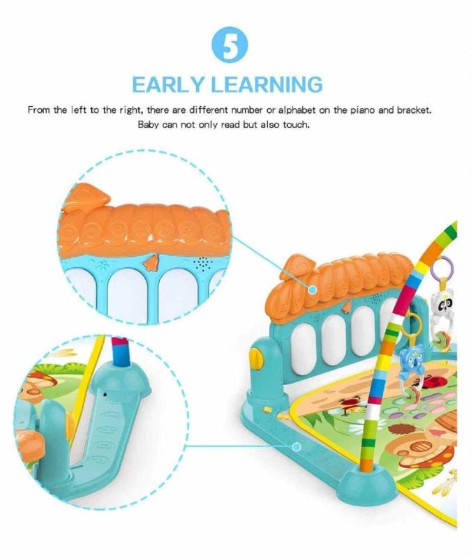Baby Fitness Piano Baby Gym play mat multi-function KT (HE0639T)