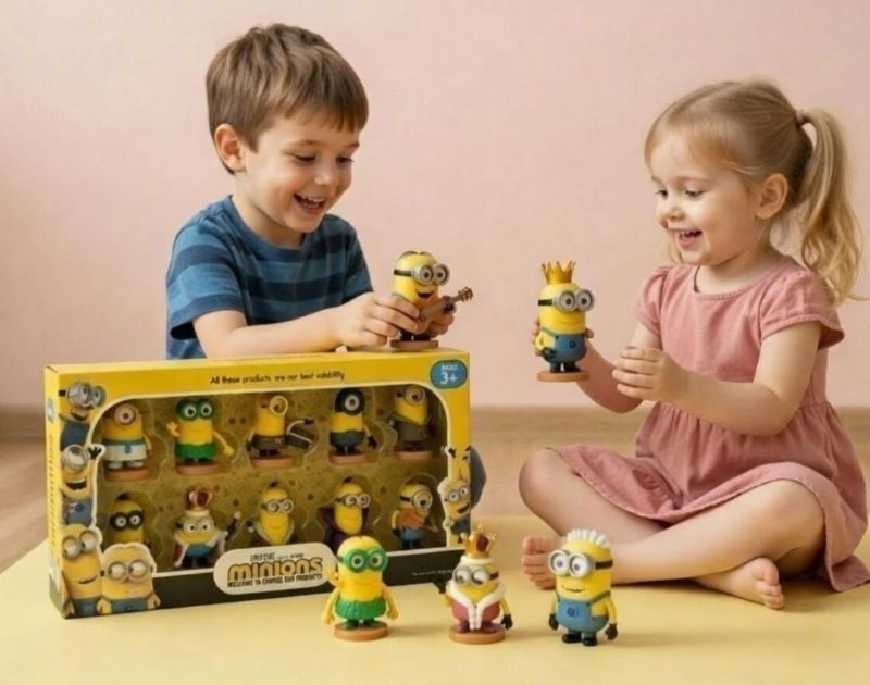Minions Super Figure Collection Set gift set for collectors and fans KT (RY866-6)