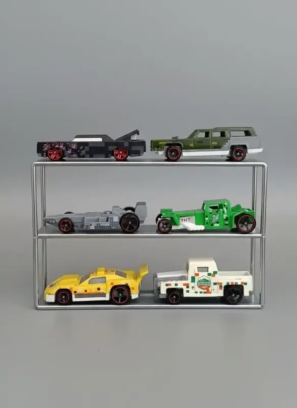 6 Hot Wheels Minecraft theme Character collector car set