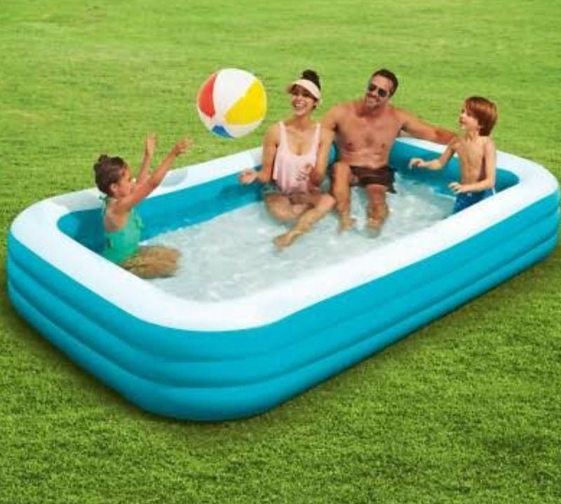 Big Family Swimming Pool Rectangular Inflatable Pool For 5 persons TM (54150)