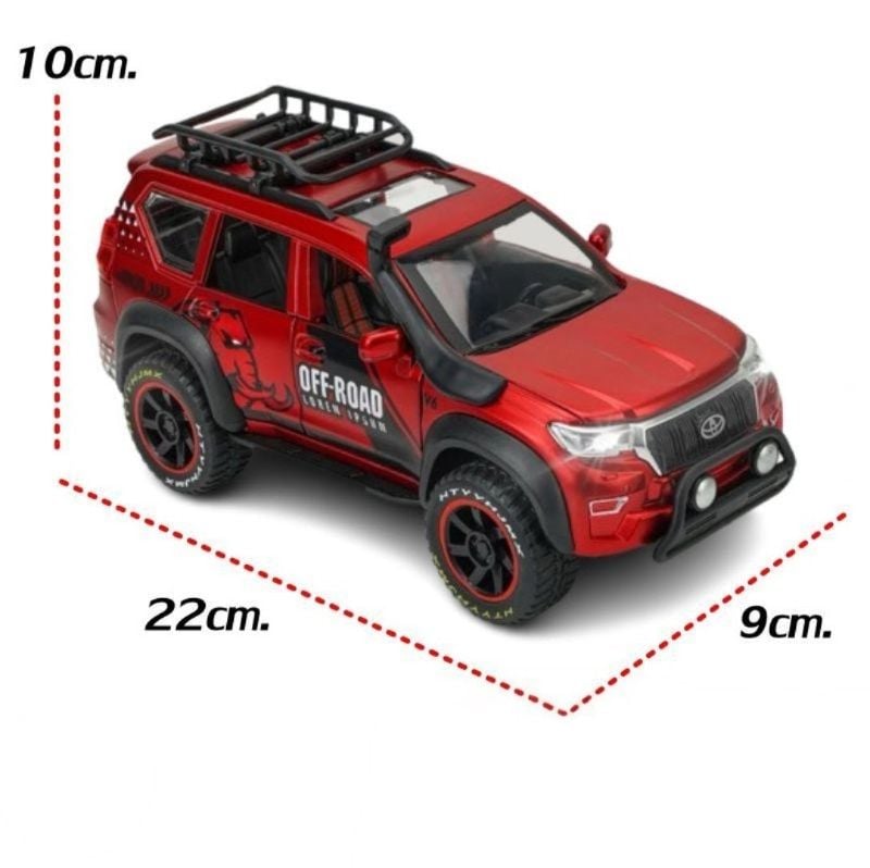 Taidiwei 1:24 scale Toyota Prado Off road diecast car model (T2010A12)