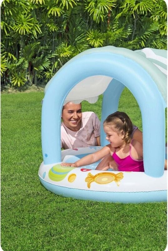 Comfortable Kiddie Shaddy Pool Inflatable Swimming pool Summer best Best Gift for toddler TM (52638)