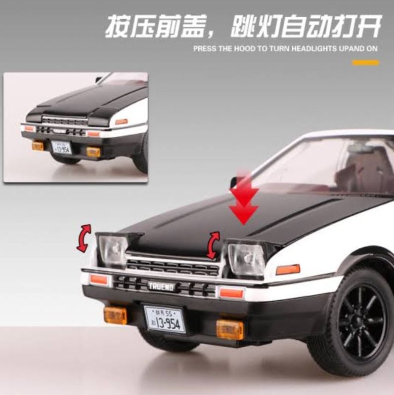 Iconic Classic Toyota Sprinter Trueno 1:32 scale Diecast Collector lover and Kids birthday gift classic car TM