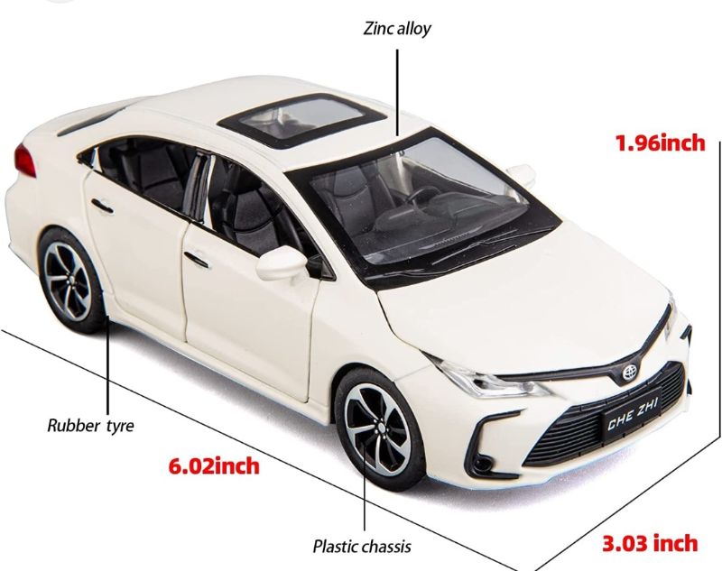 1/32 Scale Corolla Grande Diecast Sound Light Gift Toy car (CZ40A)
