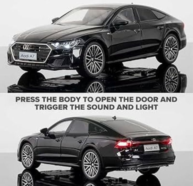 1:28 Diecast Audi A7 scale model car with base brand HY (HY009XEK)