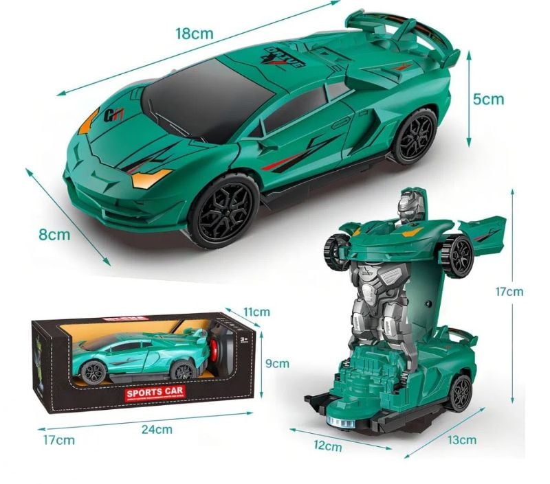 2in1 RC Mecha Sports Car remote-controlled transforming robot toy (GC169-B43)