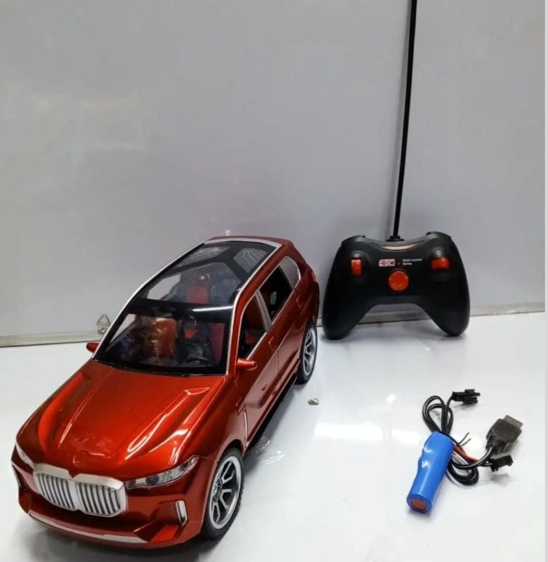 Big BMW X7 Suv 4x4 Off road Remote control 1:14 BMW car model Rechargeable sound light KT (689S-18A)