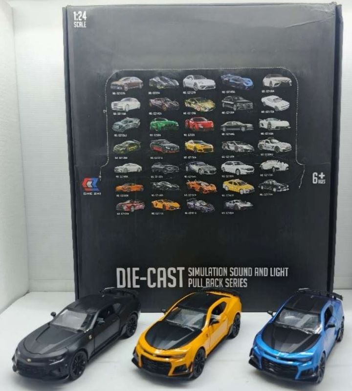 Chevrolet Camaro  Diecast 1:24 Spraing Series sound light (CZ126A)