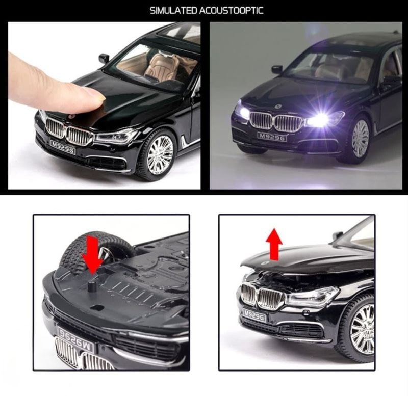 1/24 Diecast BMW 7 Series 760Li luxury car (M929G)