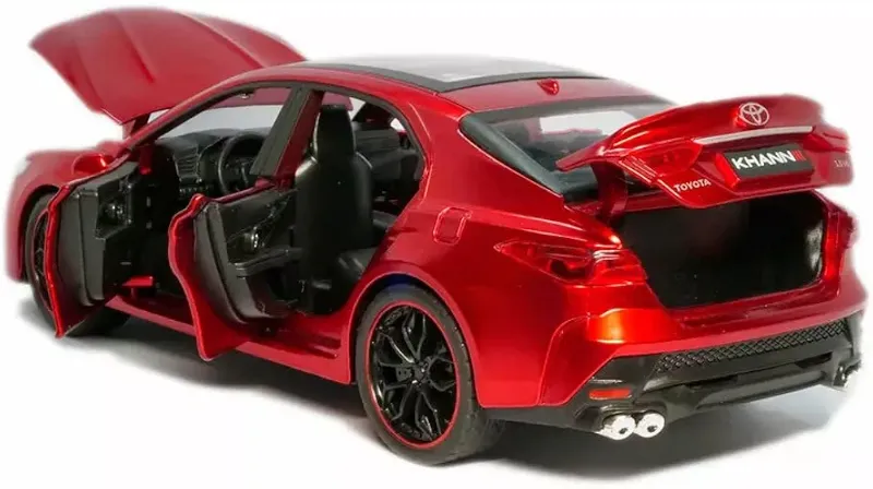 Toyota Camry Diecast Model Car 1:24 Die-cast Toy Car openable all sides realistic details (K240A4)