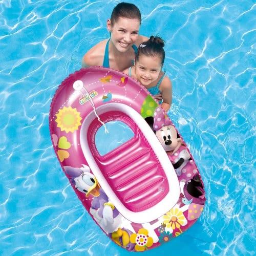 Imported Bestway Disney Minnie Mouse Beach Boat Kiddie Raft Swimming pool