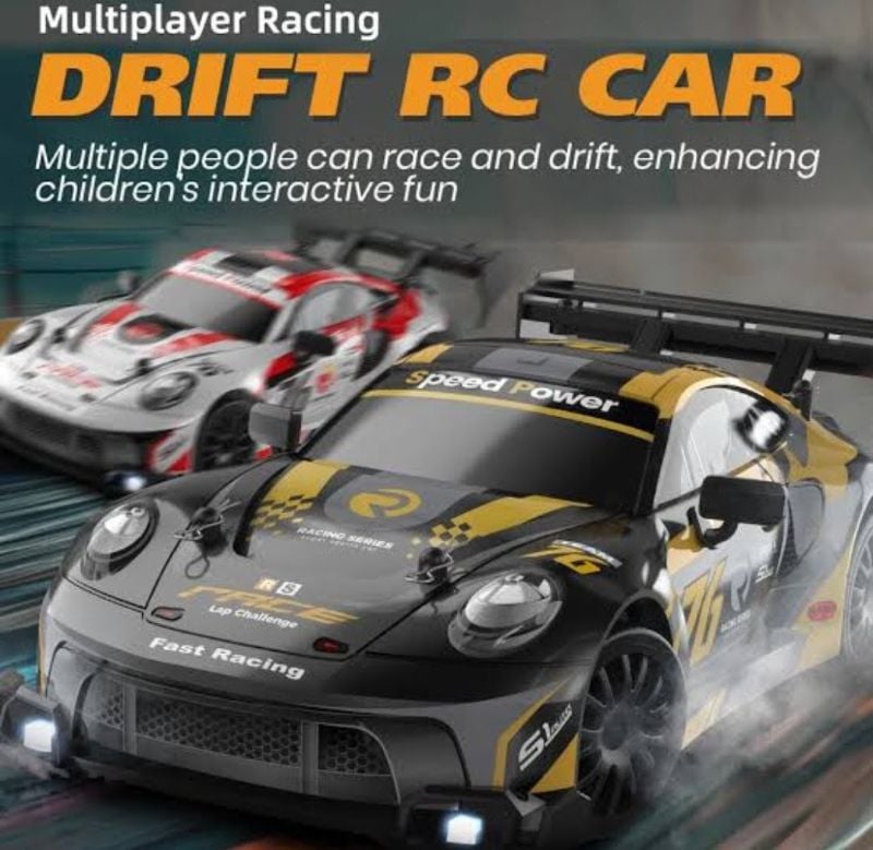 1:24 Fast Drifting RC Car 2.4Ghz remote control car with extra tire sound light (DH666-89C)