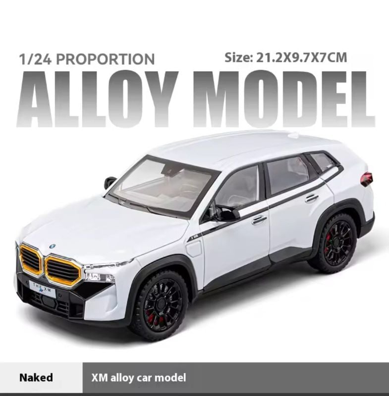 Big BMW XM 1:24 Diecast Metal Model Car Multi Function Best Birthday Gift Toy Car TM