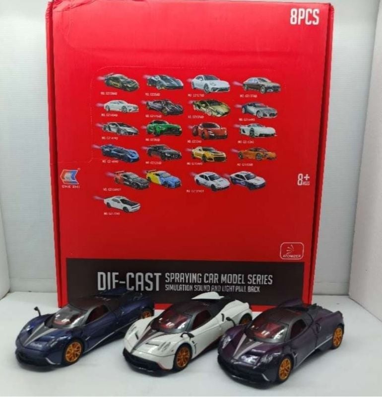 1:24 Pagani Huayra Diecast car toy spraying series (CZ154A)