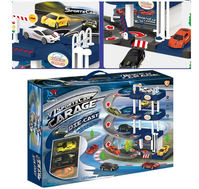 Car Garage Track Die-cast toy playset (5A-2)