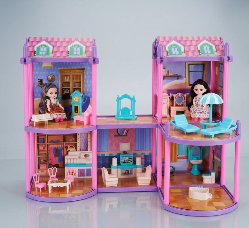 Premium Quality Multi Storey Dream House Playset DIY Cutie With Accessories KT (ABL100)