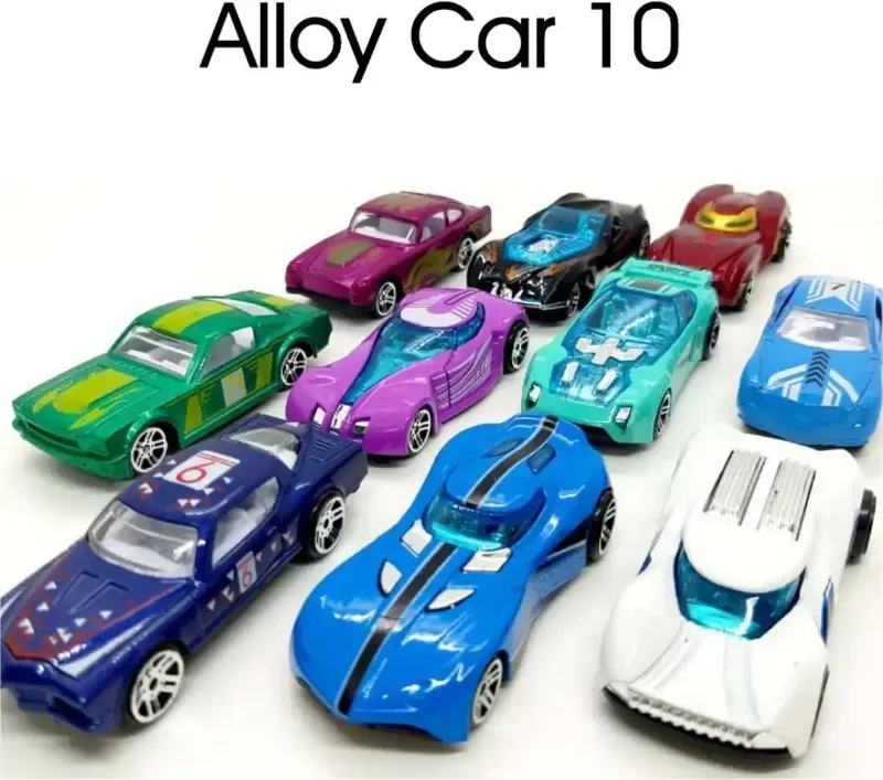 Six-Six-Zero Metal Alloy Car 10-piece set die-cast toy cars Best Gift for Kids