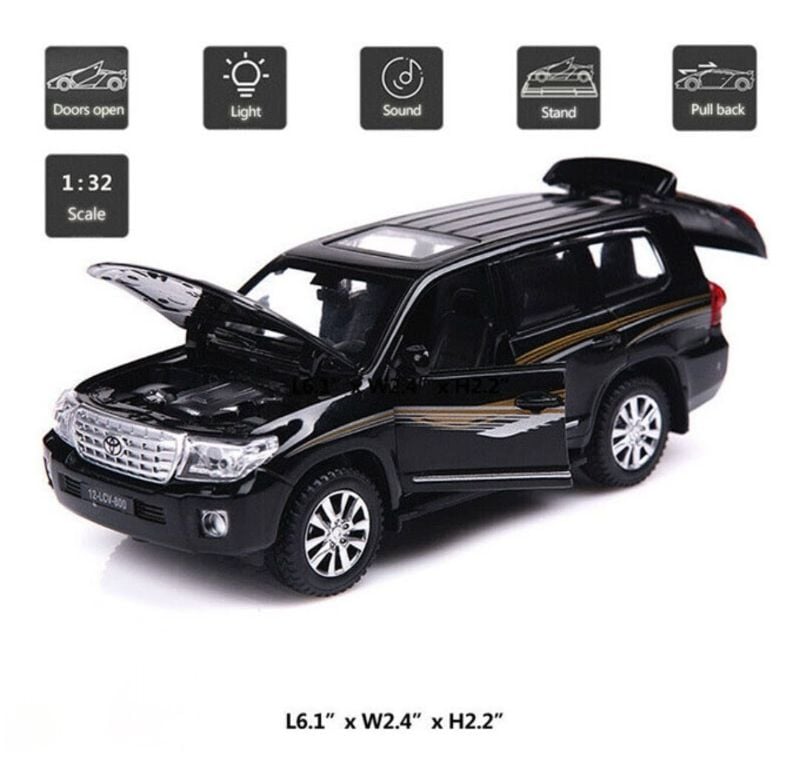 1:32 Toyota Land Cruiser Prado V8 Gift Toy for kids (HC630)