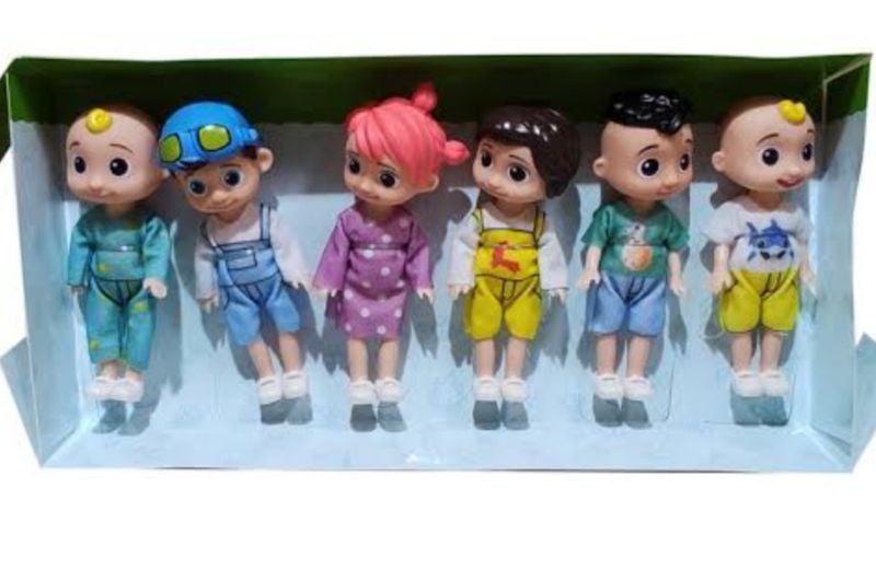 CoComelon Characters Children Favourite  Mini Figure 6-Pack TM (JZ109D)