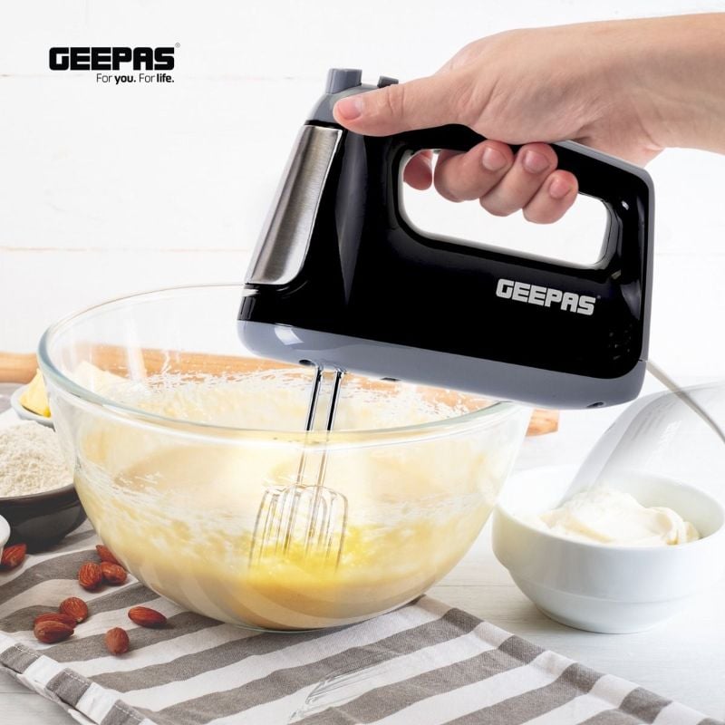 Original Geepas Hand Mixer professional 5-Speed Powerful 400W Moter