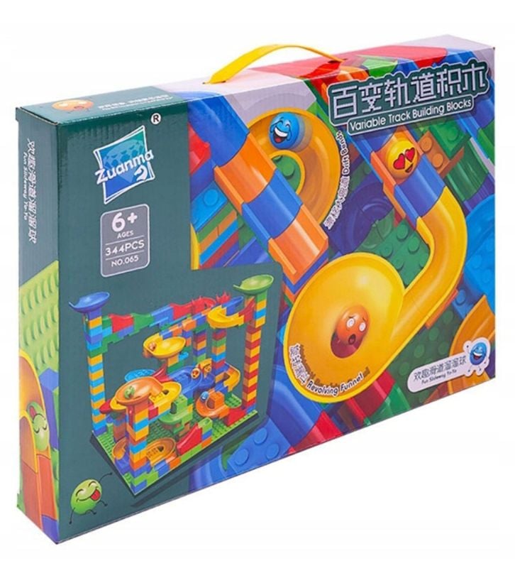 Track Marble Run Building Blocks 344pcs for Boys Girls (065)