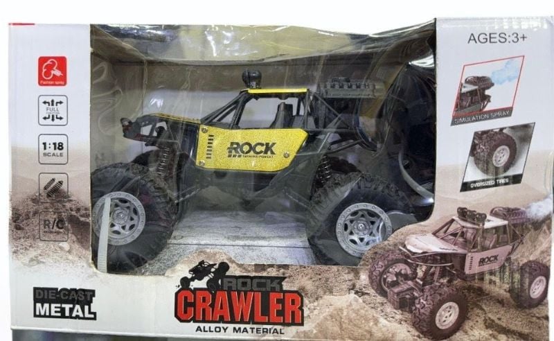 1:18 Metal Spray Rock Crawler OFF road remote-control monster truck toy (168H-29)