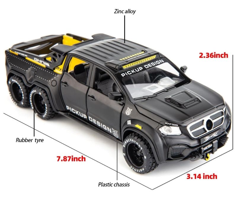 1:24 scale Mercedes-Benz X-Class Diecast car model toy (M306)