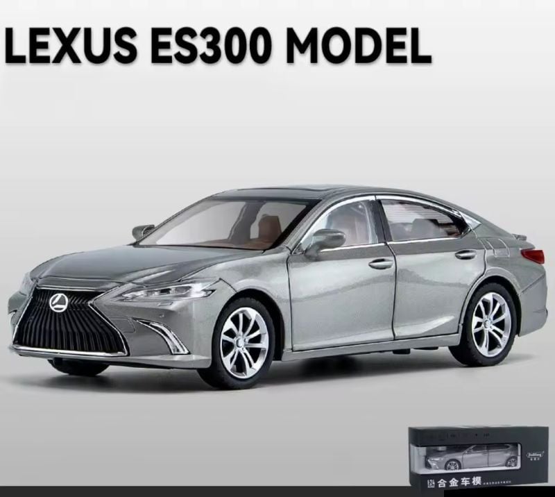 1:24 LEXUS ES300 Alloy Car Model Diecast & Toy Vehicles Metal Car Model Simulation Sound and Light Collection Toy Gift Box pack TM (1901-14)
