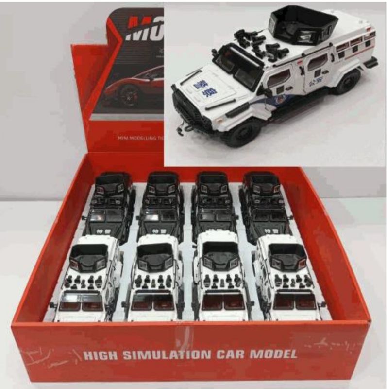 1:24 Diecast Swordtooth Tiger Police armored car (1900-320)