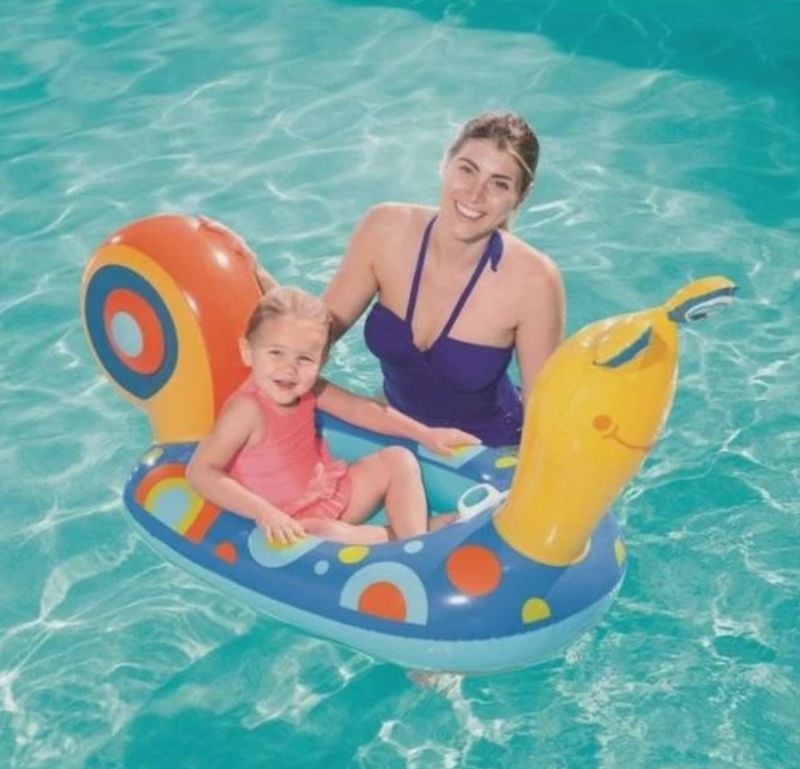 Imported Bestway Inflatable Snail Pool Float For Kids In Swimming Pool