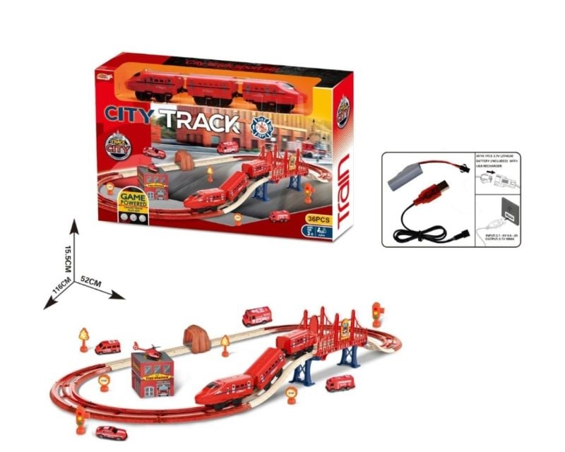 Train City Track Rechargeable playset (4161B)