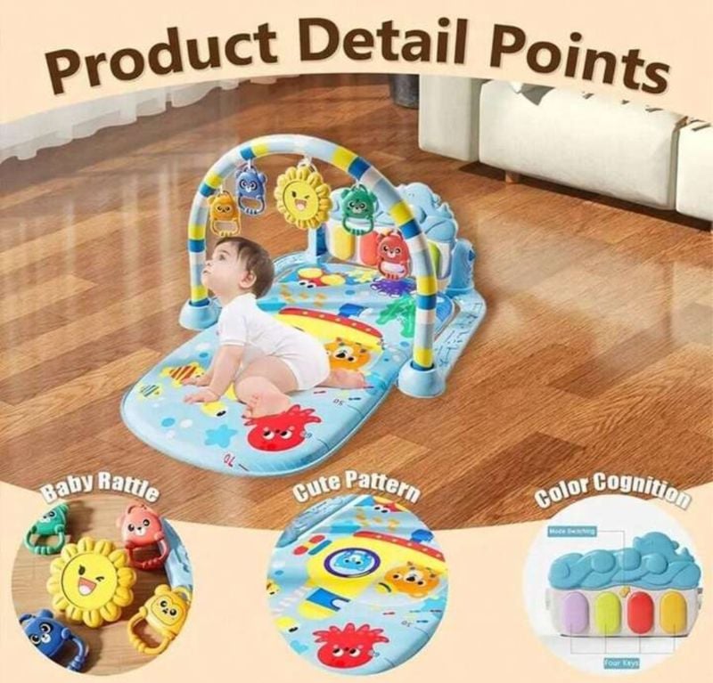 Baby Fitness Piano Baby Gym play mat multi-function KT (HE0639T)