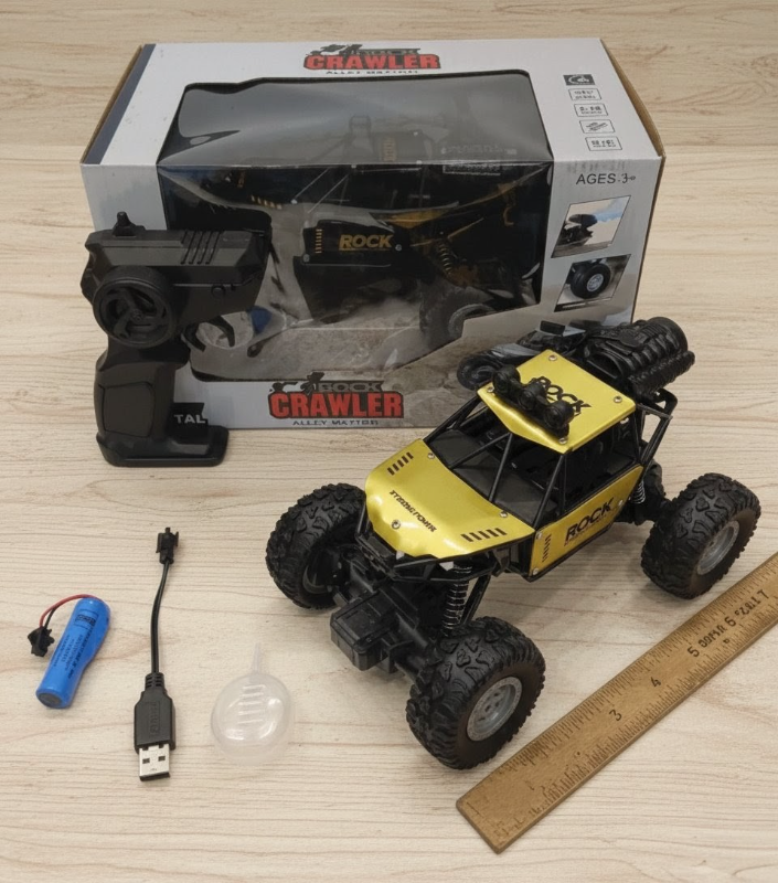 1:18 Metal Spray Rock Crawler OFF road remote-control monster truck toy (168H-29)