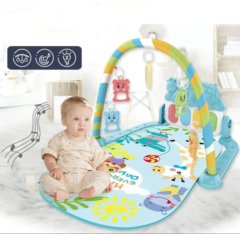 Pedal Piano Baby Gym play mat multi-function Music Rattle Set TK (518A-26)