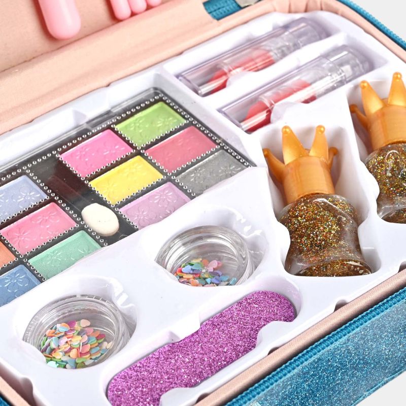 Girls little princess makeup portable box set (QH1001-5A)