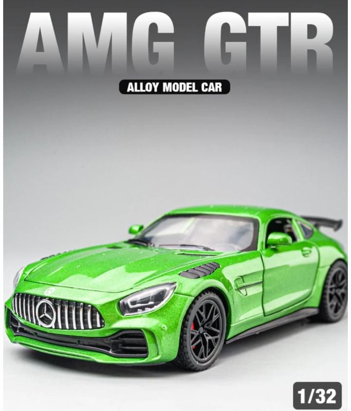 Diecast car 1:32 Mercedes-Benz AMG GTR Toy Car Sounds Light open all doors TM (DC32432)