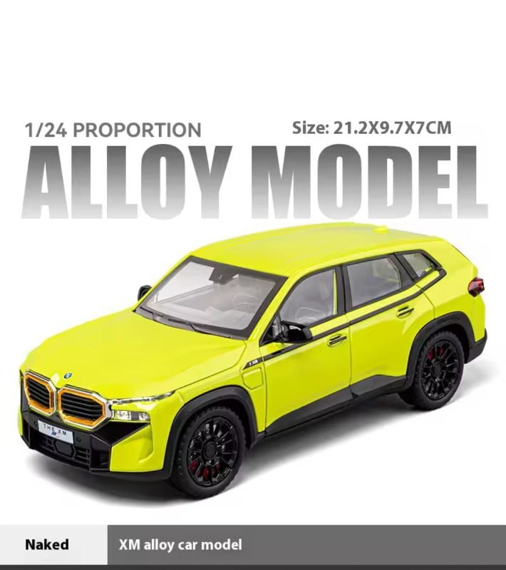 BMW XM 1:24 Diecast Metal Model Car Multi Function Best Birthday Gift Toy Model Car TM