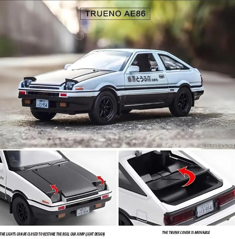 Iconic Classic Toyota Sprinter Trueno 1:32 scale Diecast Collector lover and Kids birthday gift classic car TM