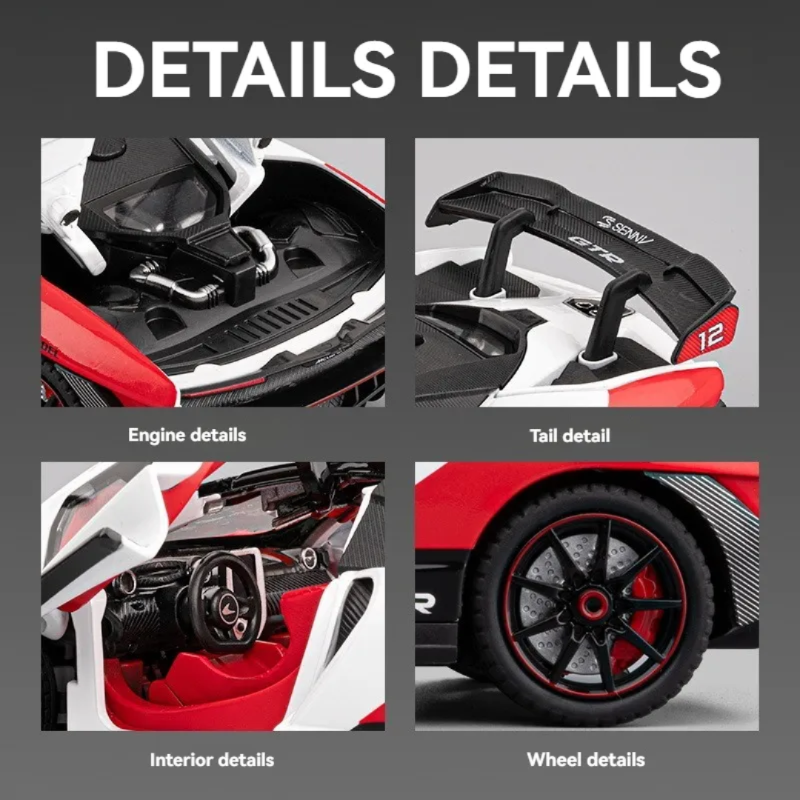 Diecast Model Cars 1:24 McLaren Senna GTR
Sound Light (CZ205A)