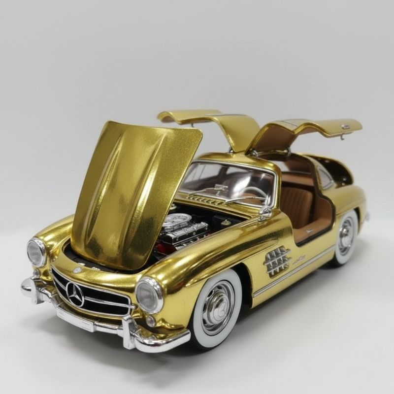 Jinlifang 1:24 scale Mercedes-Benz 300SL die-cast model car (1901-263A)