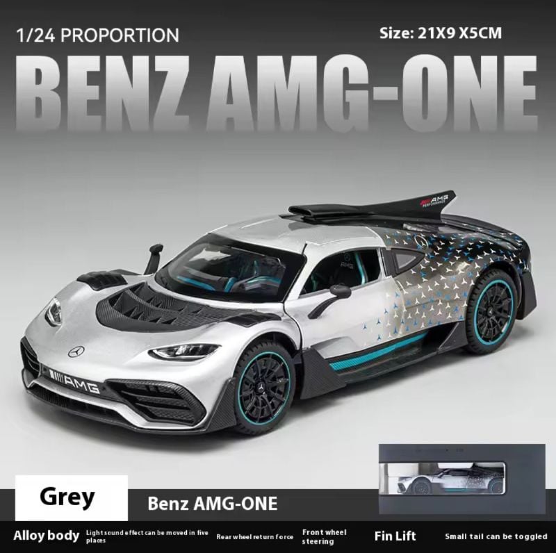 Mercedes-AMG ONE Diecast Model Car open doors sound light (1901-240)