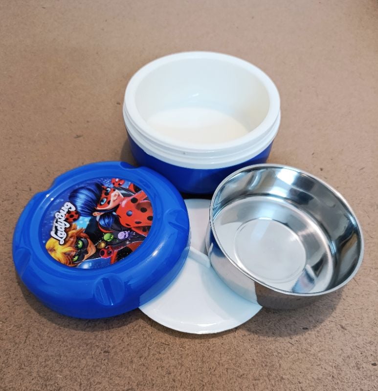 Appollo Blue Pasta Lunch Box Super Mario Double layer Stainless Steel BPA Free