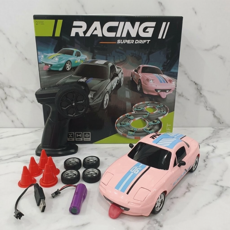 2.4G 1:18 scale Mazda MX-5 Miata RC Drift Car Real Drift 4WD Handling Gyro LED Headlight Funny Tongue  KT(1988)