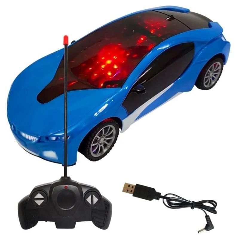 Rc 3D light remote control car faste speed rechargeable (6328S-CH)