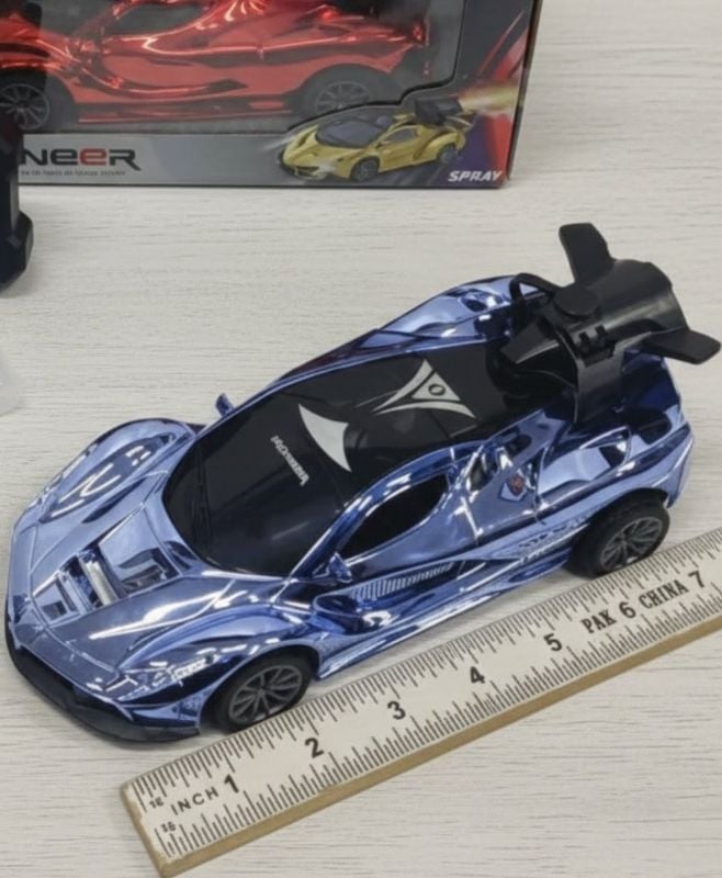 1:18 Max PioneerSpray racing fast car with multi shiny colours sound light (929-11A)